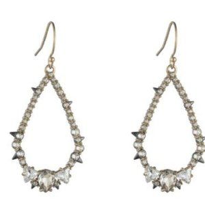 Alexis Bittar Spiked Teardrop Crystal Earrings